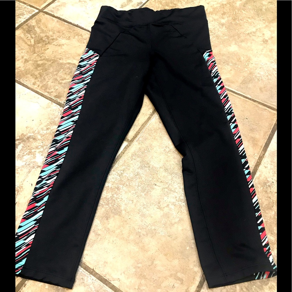 GSX By Grand Slam Cropped black leggings